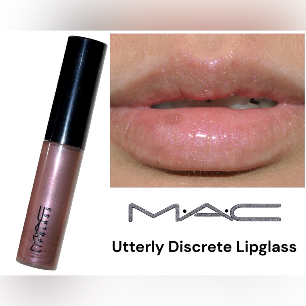 MAC UTTERLY DISCRETE LIPGLASS. NEW IN BOX. LIMITED EDITION.